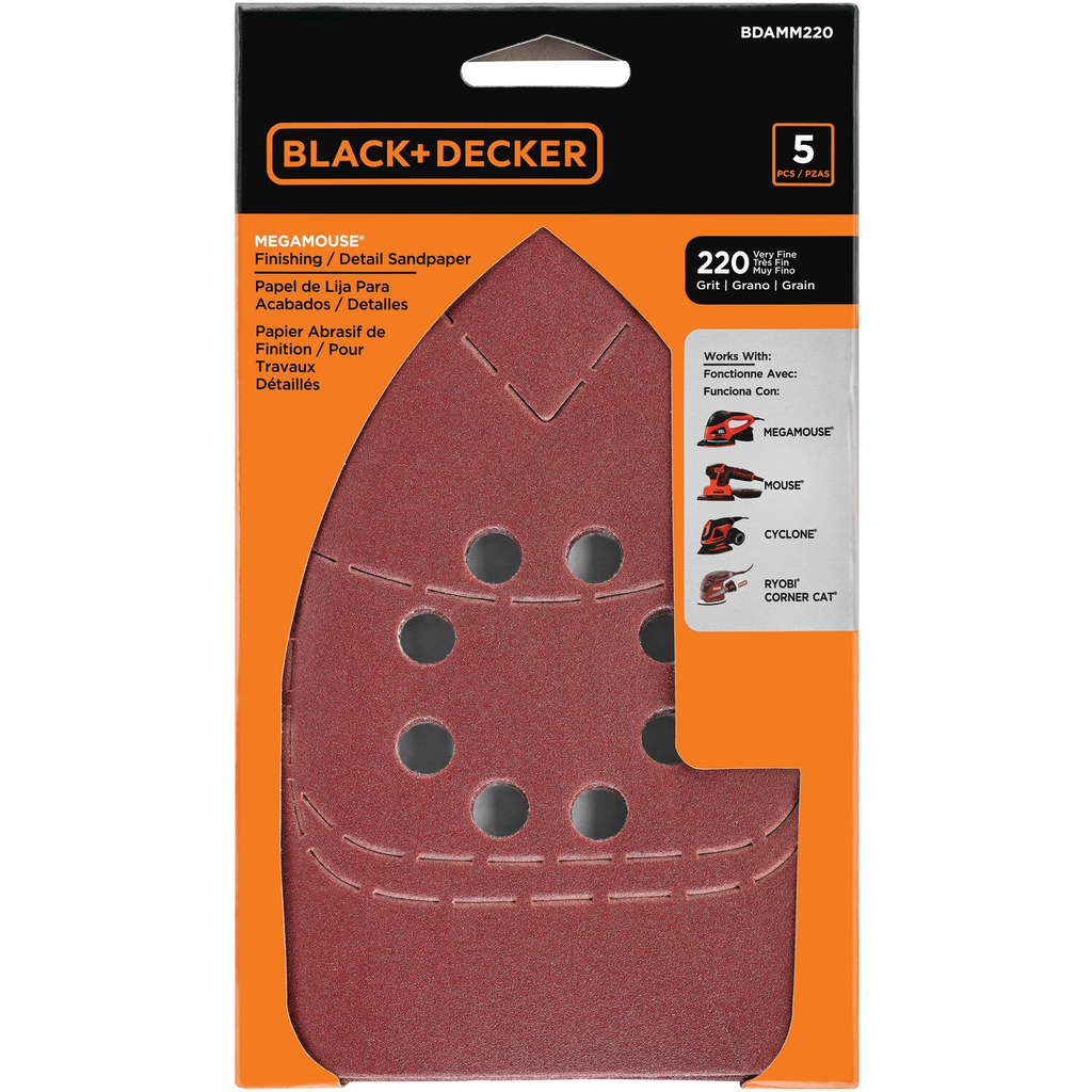 BLACK+DECKER 220G MEGA MOUSE 5PK