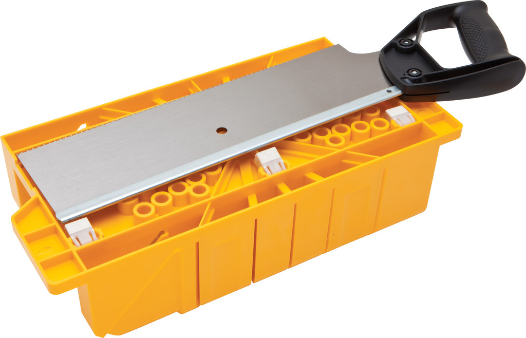 STANLEY® CLAMPING MITRE BOX W/ SAW 12"