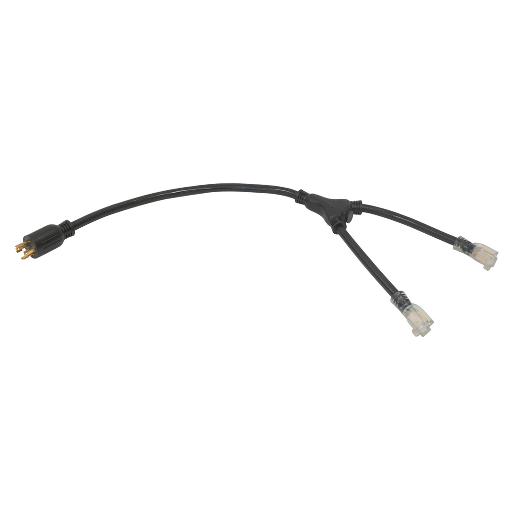 Southwire ADAPTER, GEN 10/3 3' STOW L14-30P To (2) 5-20R 4/BX