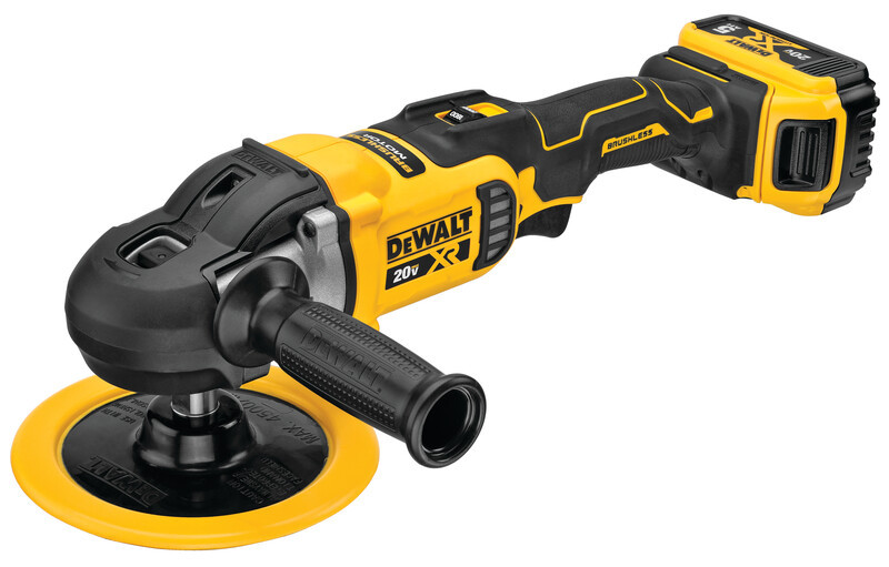 DEWALT 20V Max Xr Cordless Polisher Kit, Rotary, Variable Speed, 7-Inch, 180 Mm