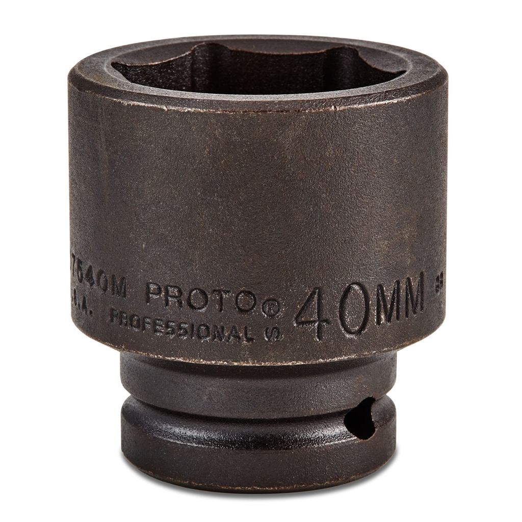 Proto® 3/4" Drive Impact Socket 40 mm - 6 Point 1/ea