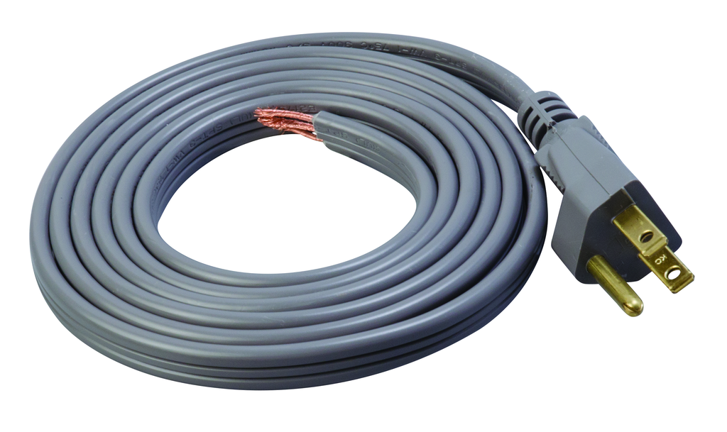 Southwire 6ft 16/3 SPT-3 -Straight Power Supply Cord - Flat SPT-3 Construction (Grey) 25/BX