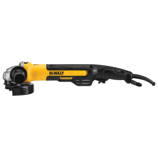 DEWALT 5 in. / 6 in. Brushless Small Angle Grinder, Rat Tail with KICKBACK BREAK, No Lock-On