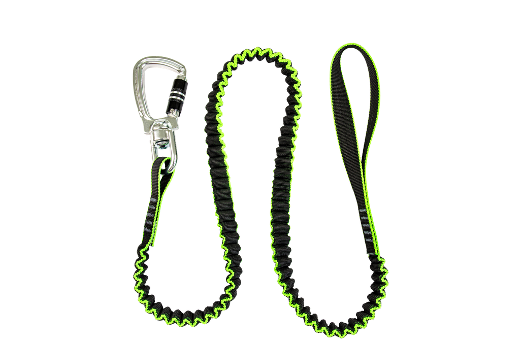 SafeWaze 35 lbs. MD Elasticated Tool Tether w/ Swivel Carabiner
