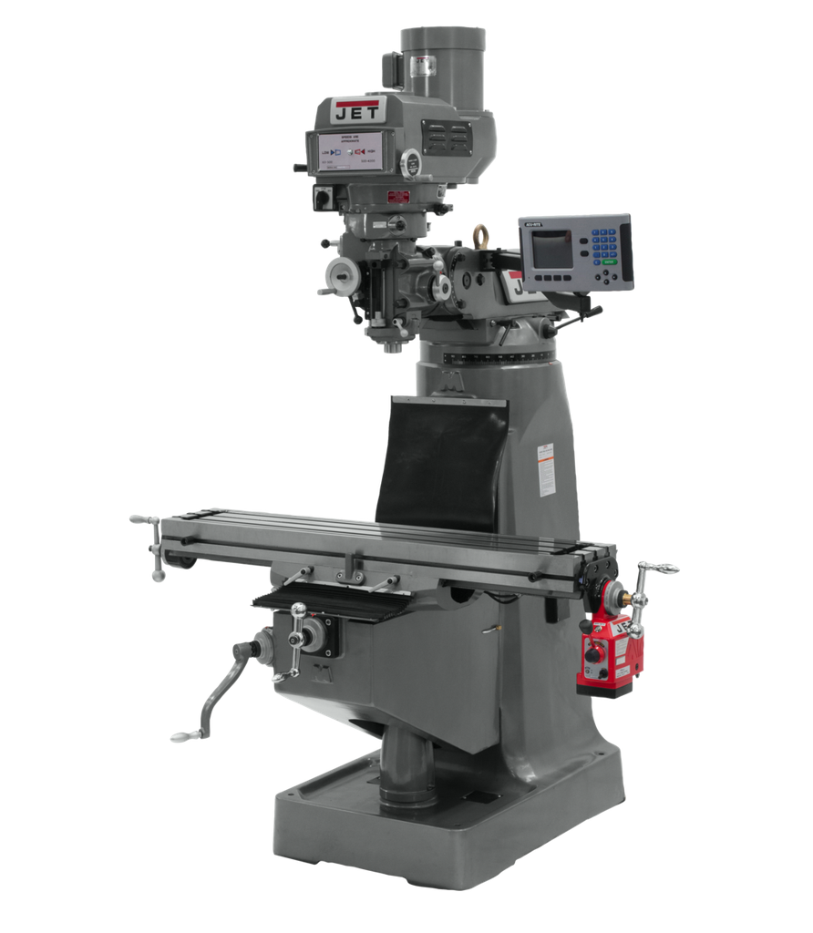 JTM-4VS Mill With ACU-RITE 203 DRO With X-Axis Powerfeed