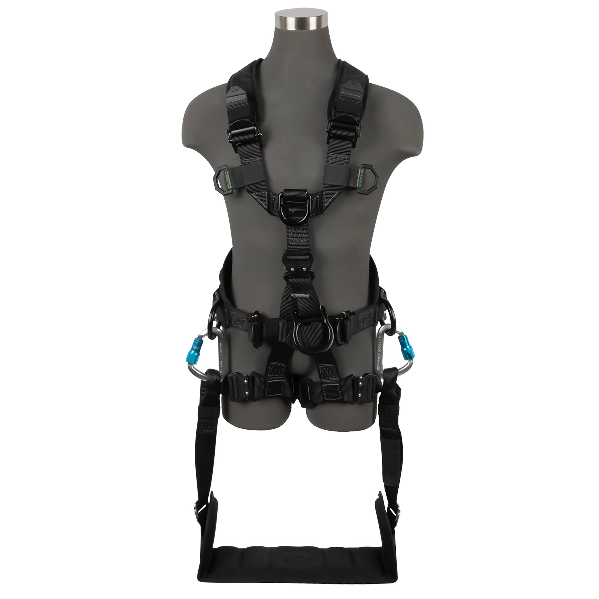 SafeWaze Wind & Tower Harness: 5D, Removable Seat, QC Legs  (L/XL)