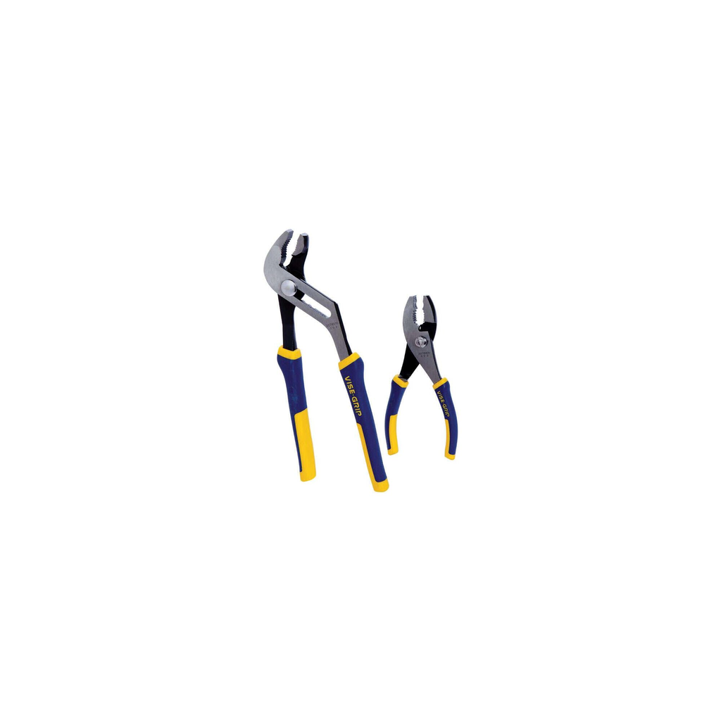 IRWIN 2PC PLIER SET-6"SLIP JNT + 10" GRV JNT