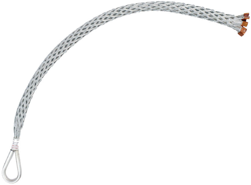 Triple weave Underground Pulling Grip With Barbell, 2.00-2.75" Diameter, 38" Lattice length, 1/EA