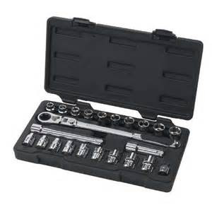 23 Pc. 3/8" Drive (20mm) Pass-Thru Vortex® Ratchet Set Featuring Locking Flex GearRatchet™ Handle SAE/Metric