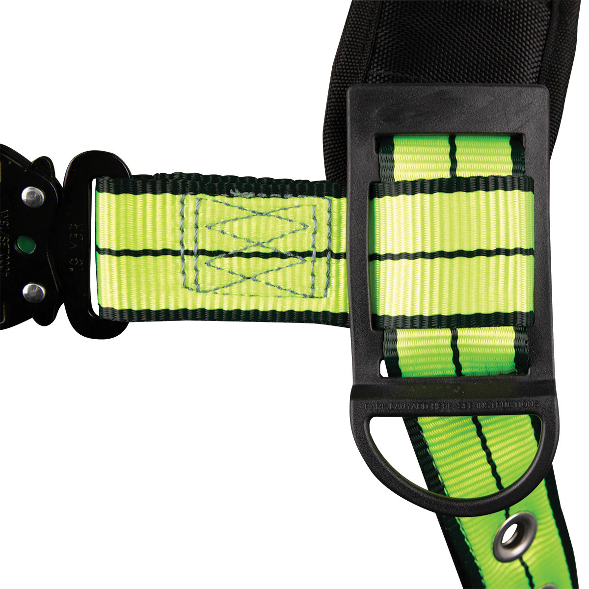 SafeWaze PRO+ Construction Harness: 3D, QC Chest, TB Legs, TB Torso  (S)