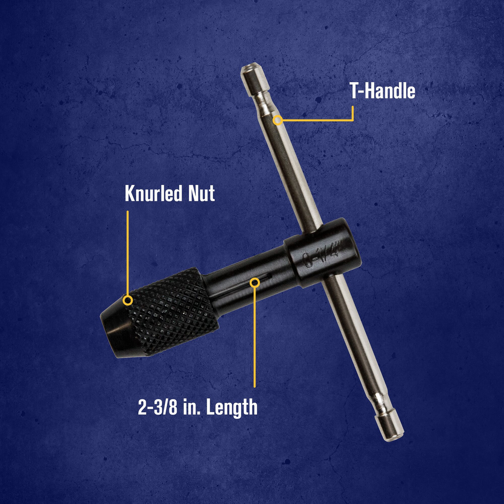 IRWIN TAP WRENCH #0-1/4" T-HNDL