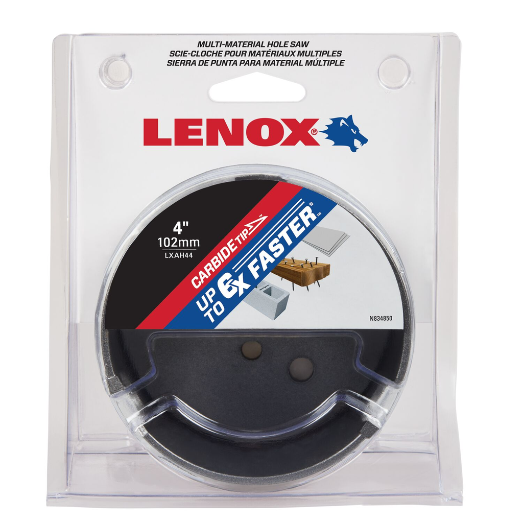 LX 4 (102MM) MM CARBIDE HOLE SAW