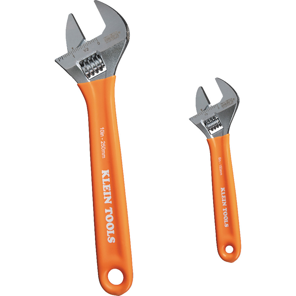 Extra-Capacity Adjustable Wrenches, 2-Piece
