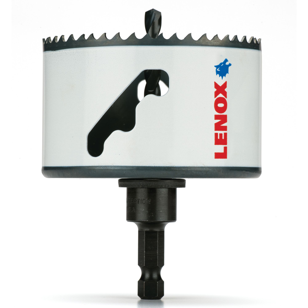 LENOX Tools Bi-Metal Speed Slot Arbored Hole Saw With T3 Technology, 3-1/2"