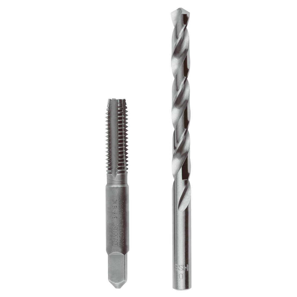 IRWIN TAP + DRILL BIT 3/8-16 NC + LETTER O