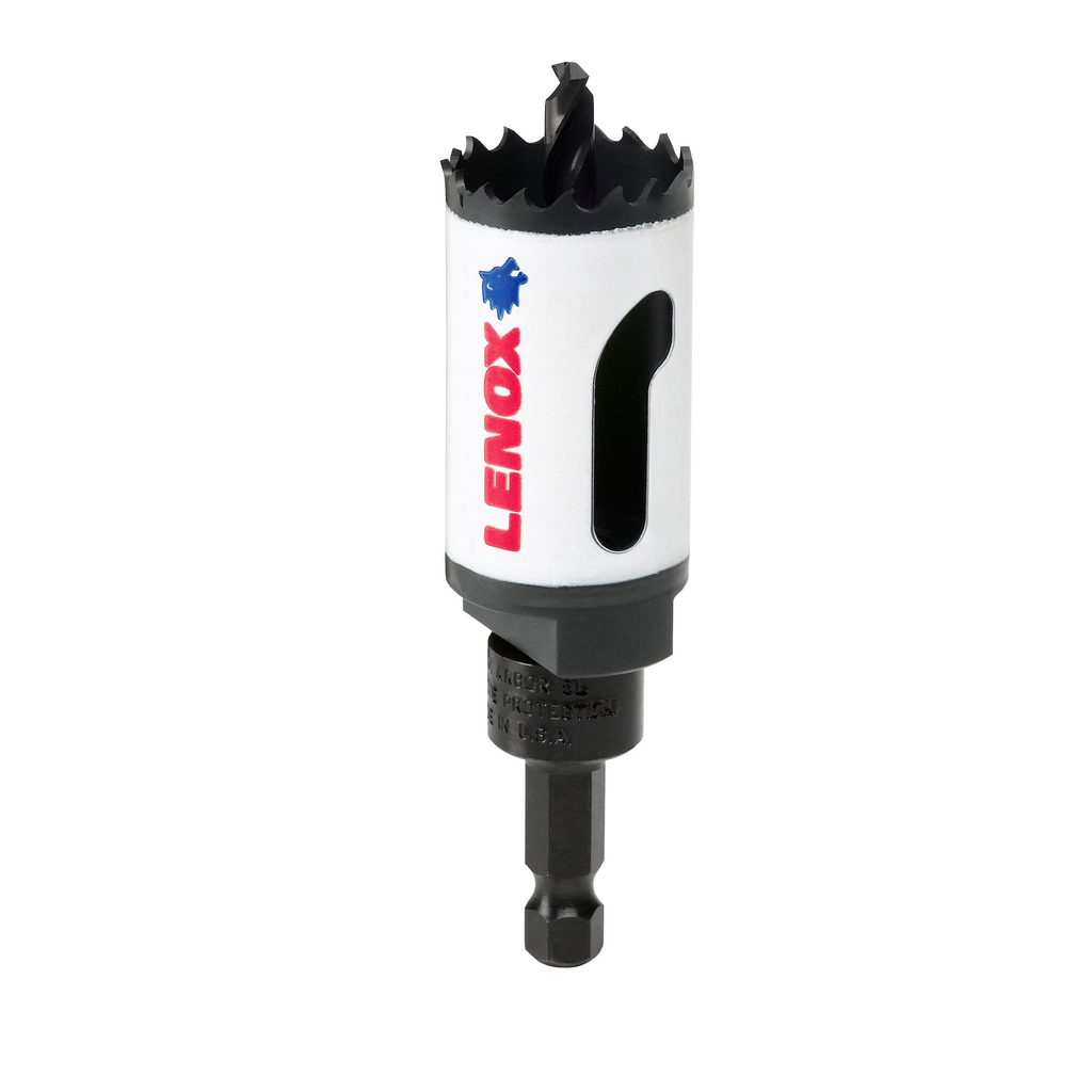 LENOX Hole Saw, Bi-Metal, Speed Slot, Arbored, 1-3/16-Inch