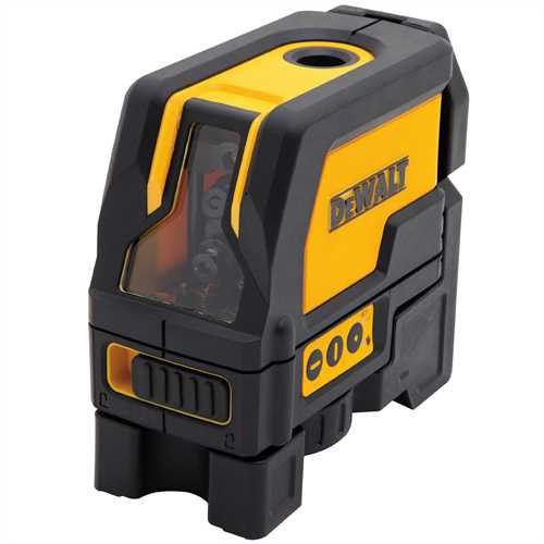 DEWALT 165 Ft. Red Self-Leveling Cross-Line and Plumb Spot Laser Level