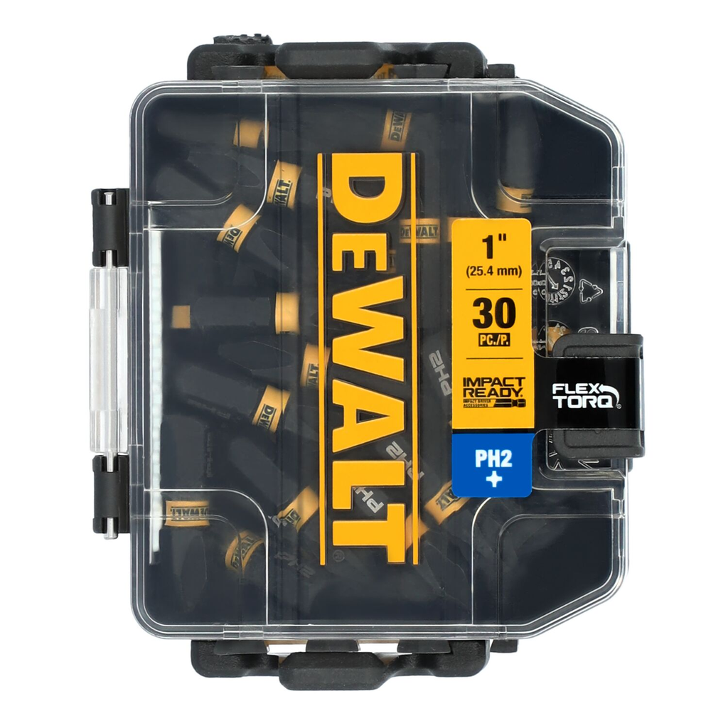 DW FLEXTORQ 30PK 1IN PH2 W/ SBS