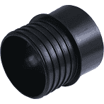 The Jet 4" Quick Disconnect - Spiral End in Jet WW, Dust Collector Accessories