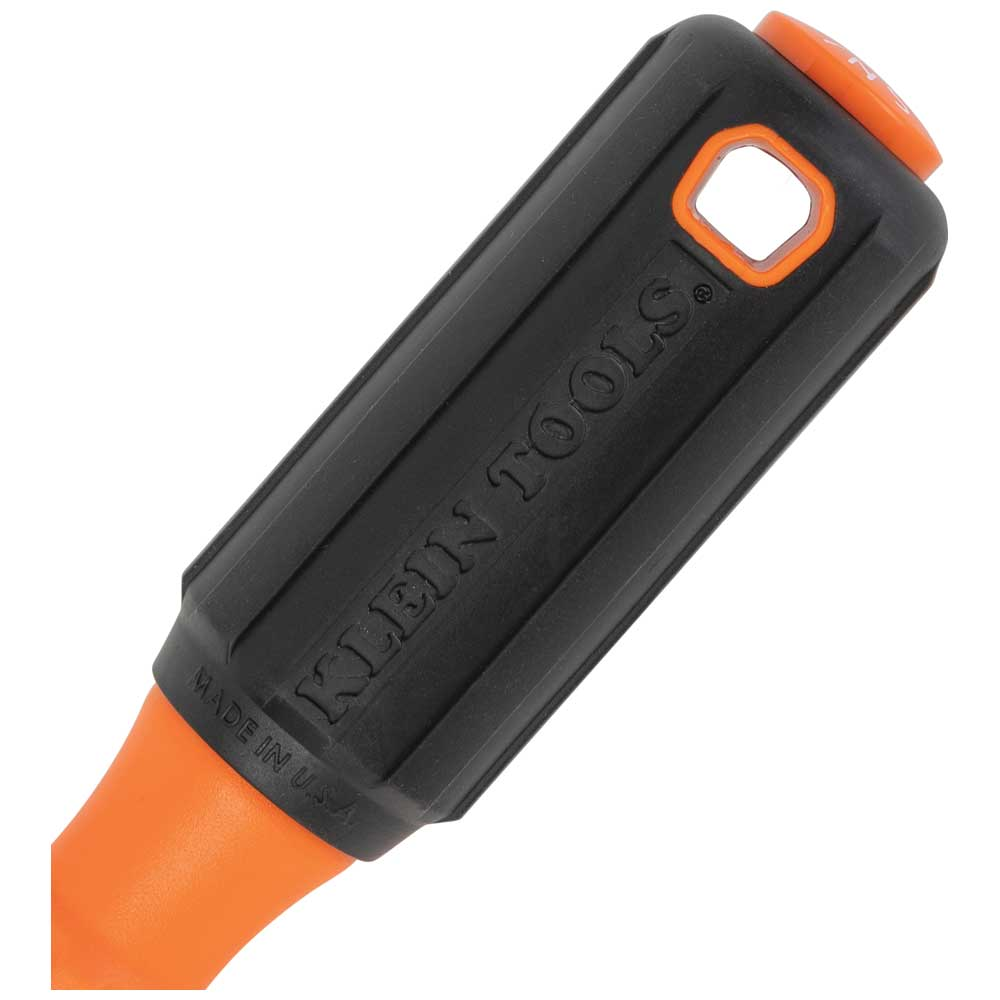 Insulated Screwdriver, #2 Square Tip, 6-Inch Round Shank