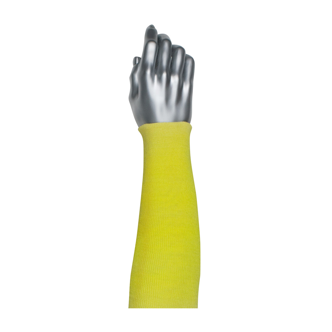 Kut Gard® 10-KS  Cut Resistant Sleeve, Size 18", Yellow, ANSI A3