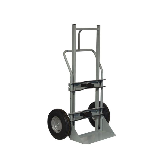 Single Cryogenic Cylinder Hand Truck, 10" Flat-Free Wheels - 35012
