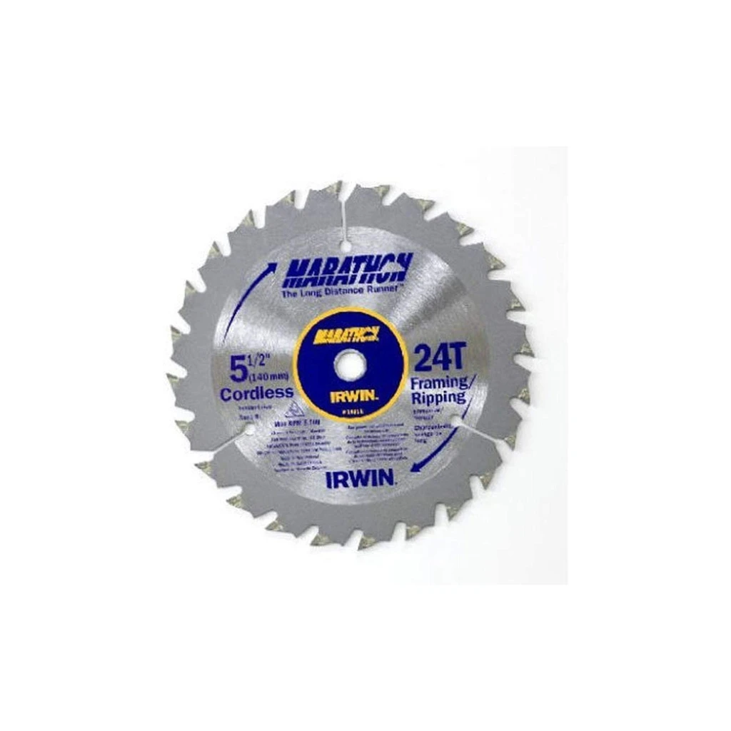 IRWIN SAW BLD 5-1/2" 24T MARATHON CORDLESS CD
