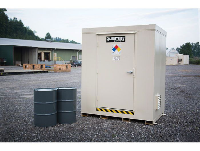 6-Drum, 4-Hour Fire-Rated Outdoor Safety Locker - 913060