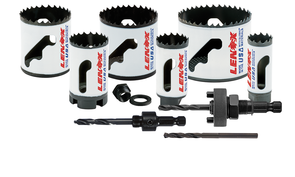 LENOX Bi-Metal Speed Slot Hole Saw With T3 Technology, Electrician'S Kit, 10 Piece