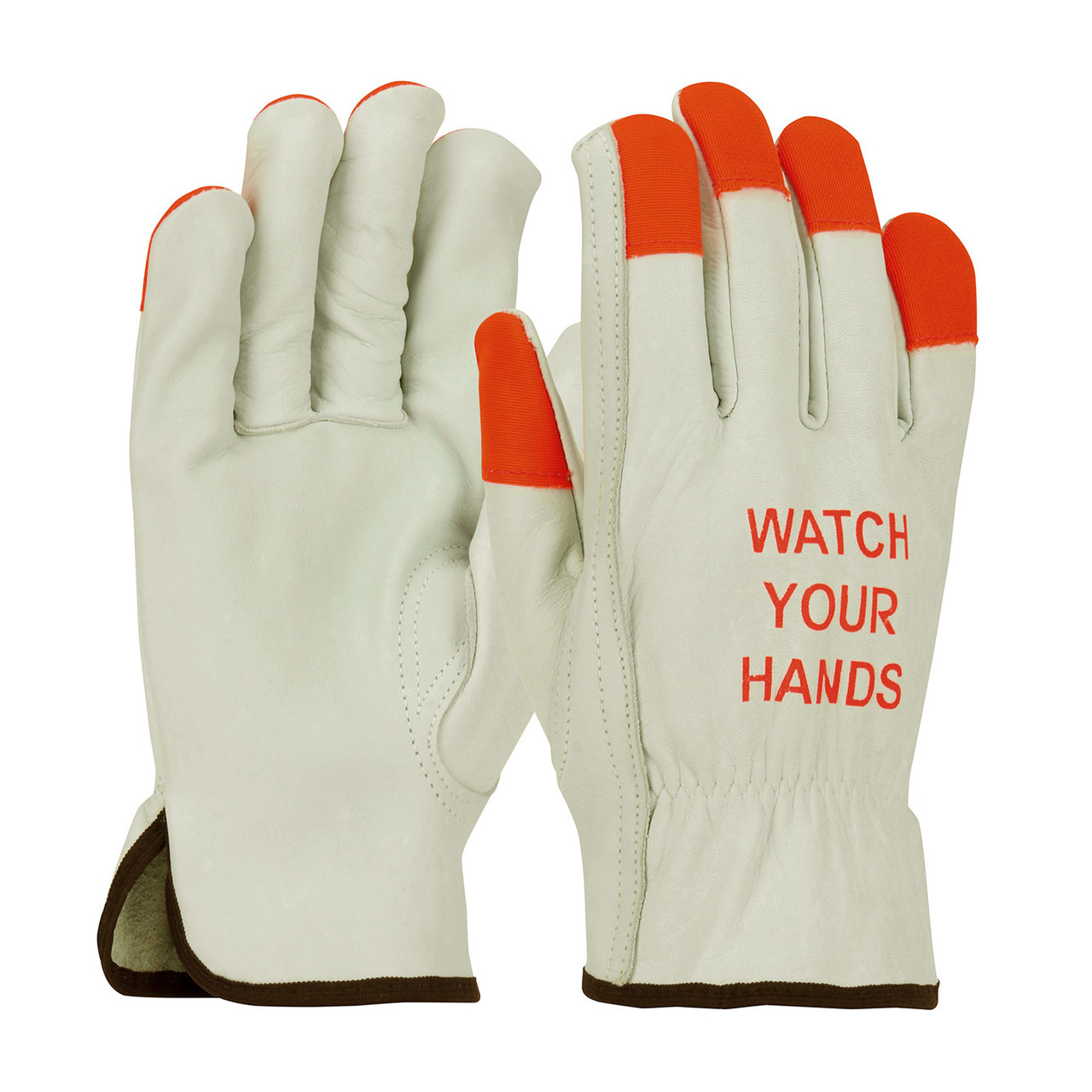 PIP® 68-165HV  Leather Drivers, Size XS, Natural