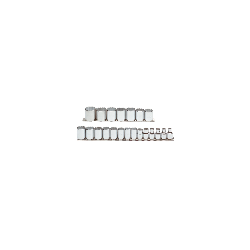 PROTO Set Skt 3/8Dr 21Pc 12Pt M