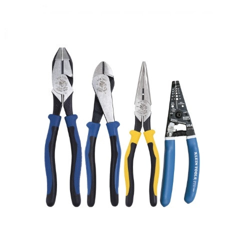 Klein JRNYMN PLIER COMBO W STRP 4 PC*