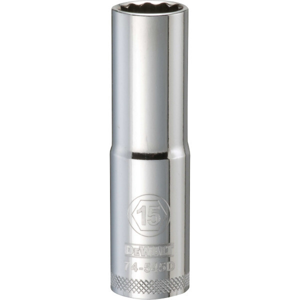 DEWALT 001Pc 12Dr Deep Socket-12Pt-15