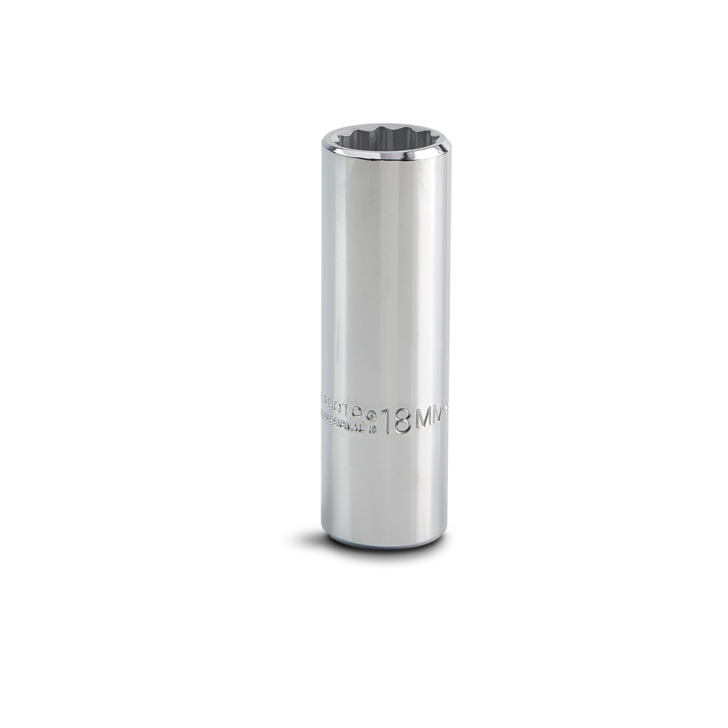 PROTO Socket Deep 1/2" DR 18 mm 12 PT