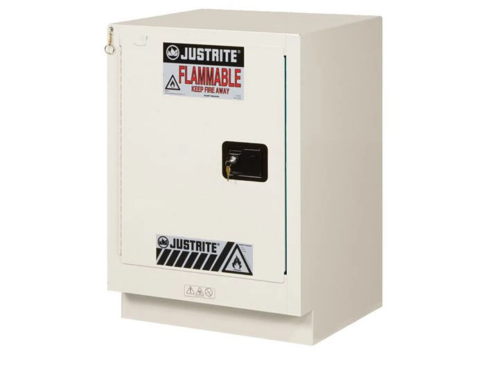 15 Gallon, 1 Shelf, 1 Door, Manual Close, Left Hinge, Under Fume Hood Corrosives/Acids Safety Cabinet,ChemCor®, Neutral - 8825172