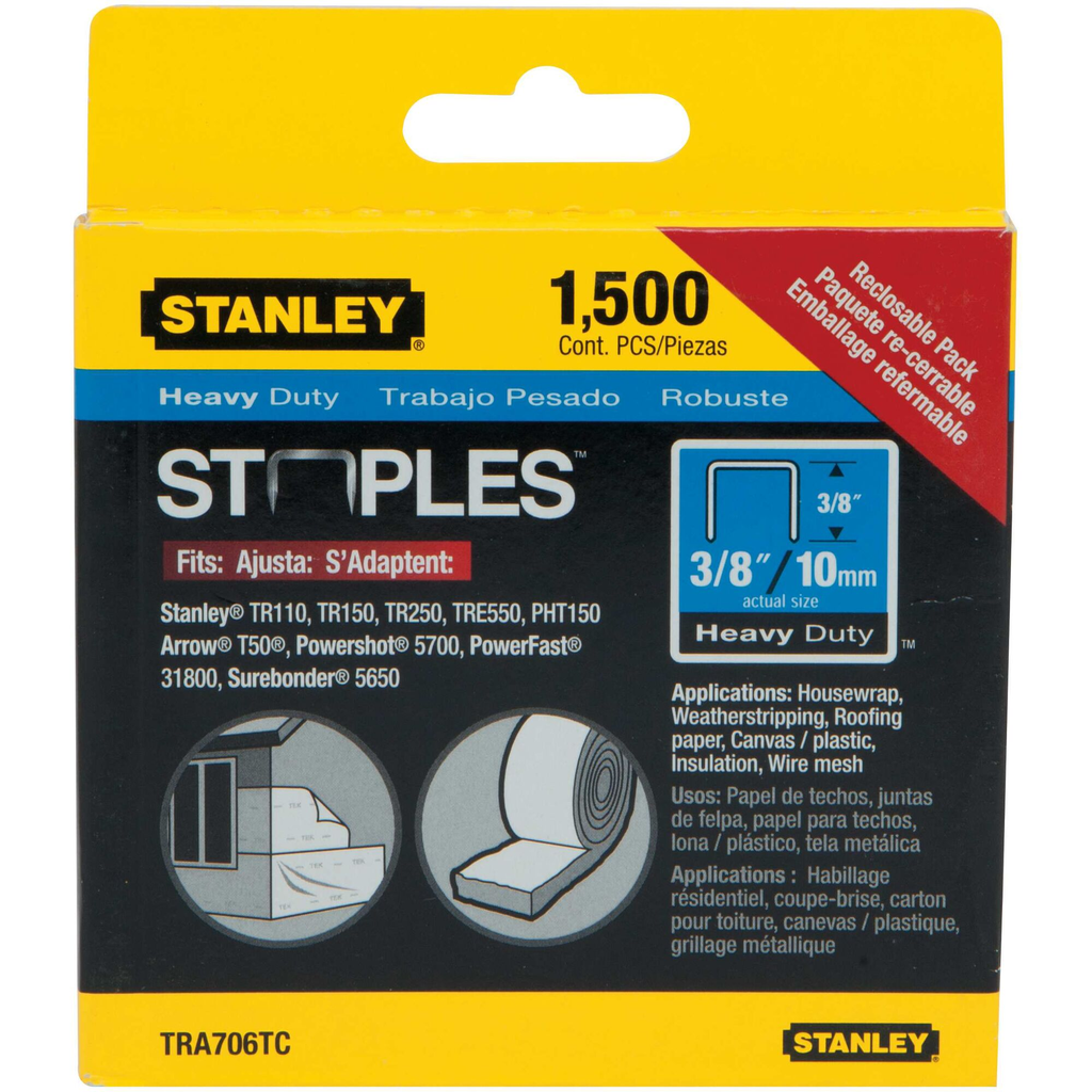 STANLEY 3/8 HD STAPLE 1500
