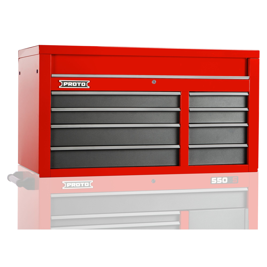 PROTO Top Chest 50 In 8 Dwr Red/Grey