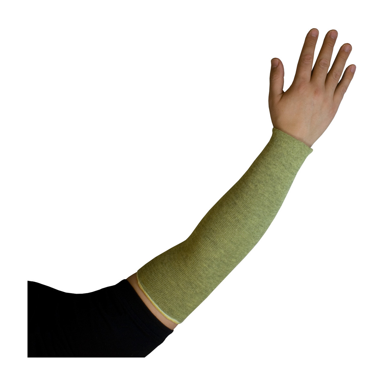 Kut Gard® 10-KAS  Cut Resistant Sleeve, Size 18", Green, ANSI A3