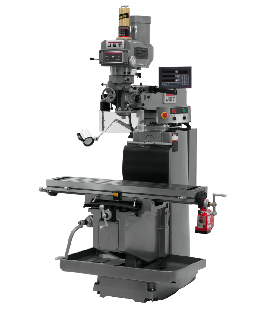 JTM-1254RVS with NEWALL DP700 3X (Q) DRO, X Powerfeed & Air Power Drawbar