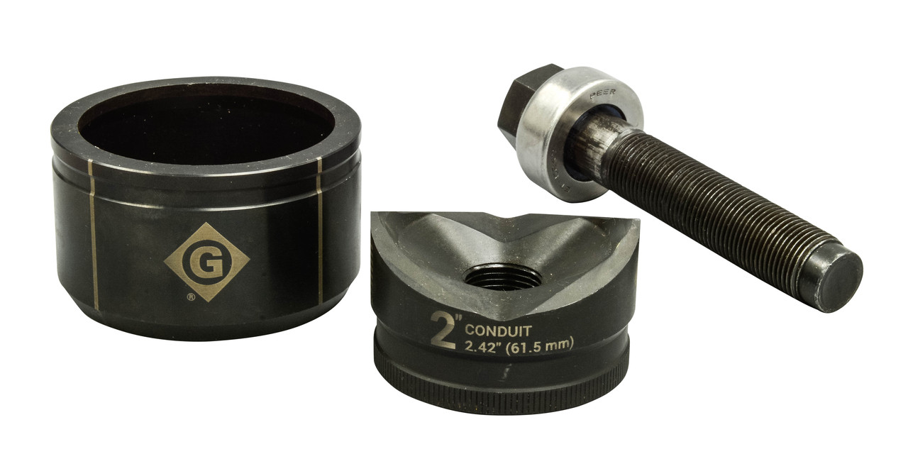 GREENLEE 2" Conduit Size Standard Round Knockout Set