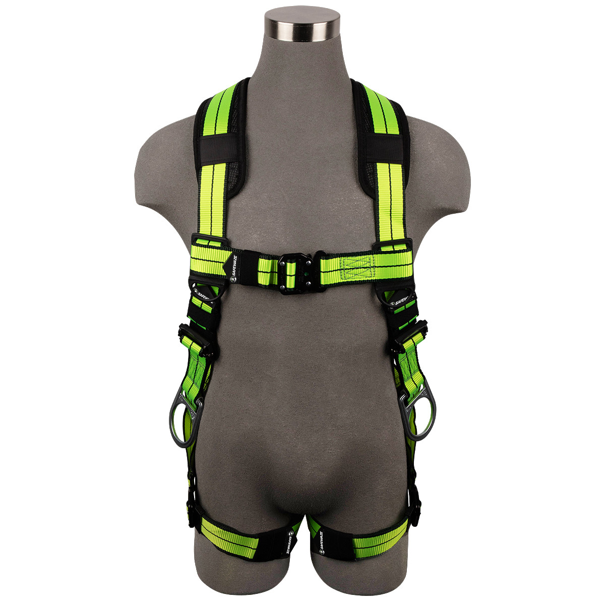 SafeWaze PRO+ Full Body Harness: 3D, QC Chest, QC Legs  (2X)