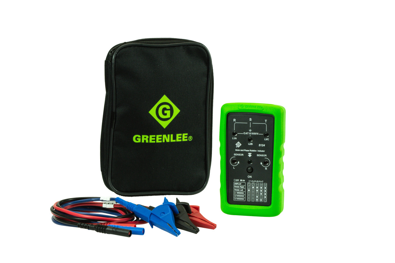 GREENLEE Phase Sequence and Motor Rotation meter