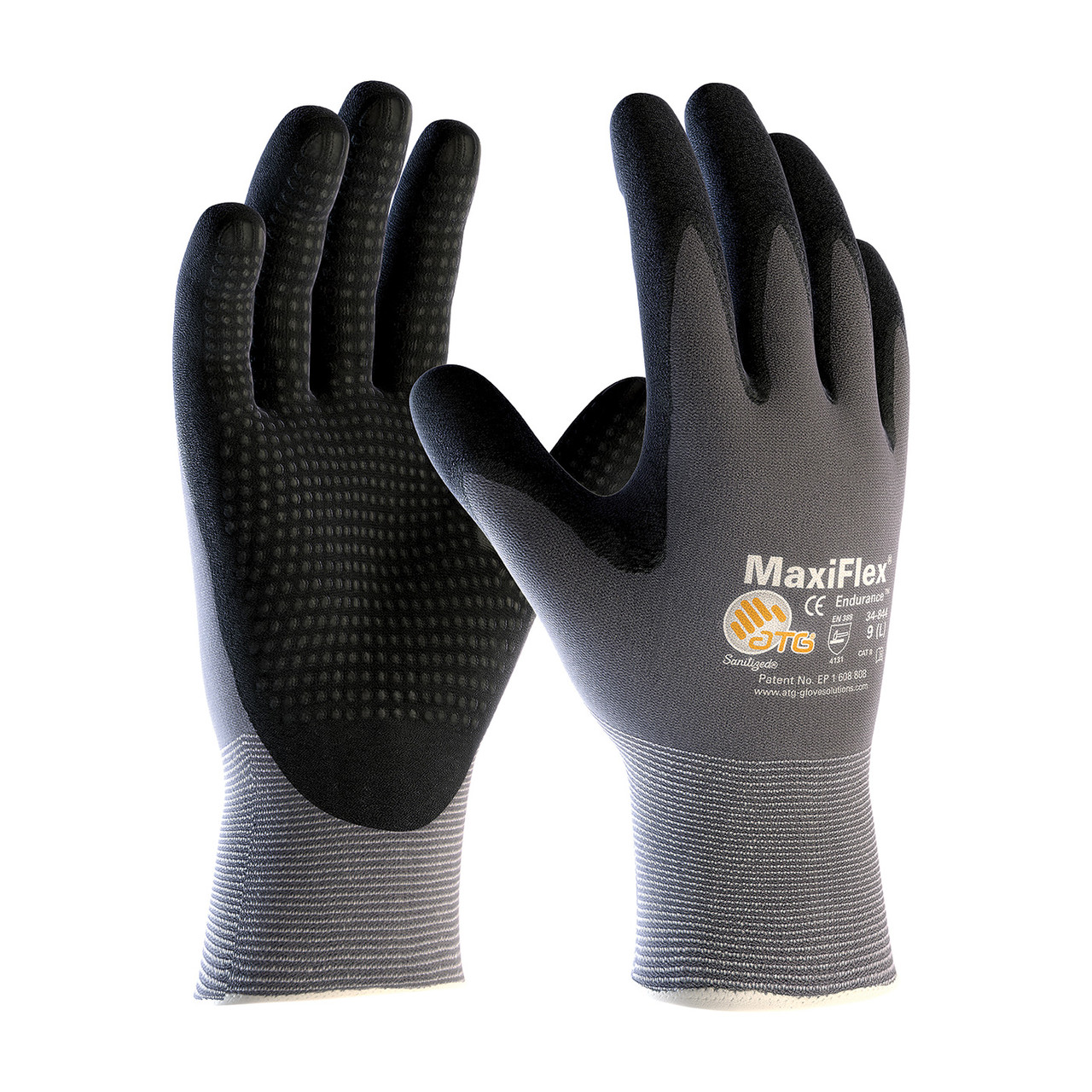 MaxiFlex® Endurance™ 34-844  SeamlessGlove Coated, Size L, Gray