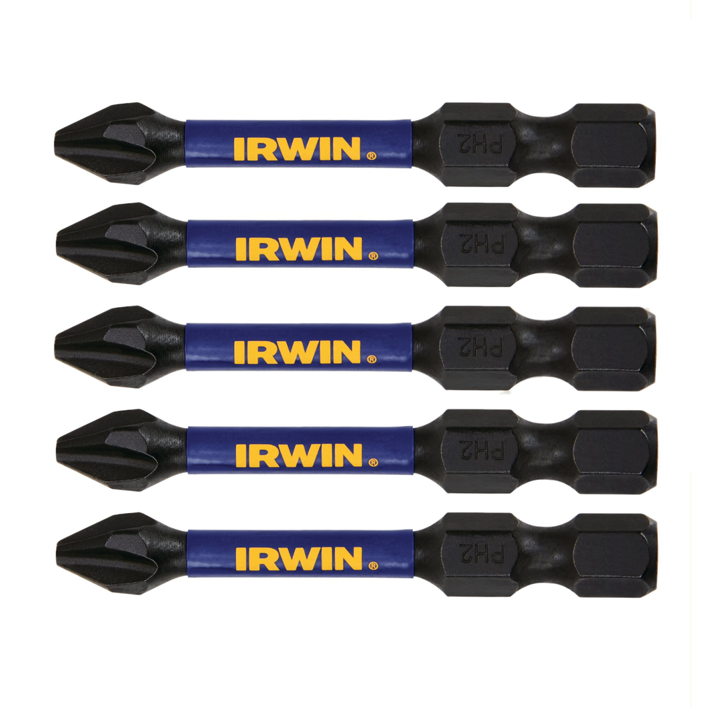 IRWIN IMPACT 2IN PHILLIPS #2 - 5 PACK