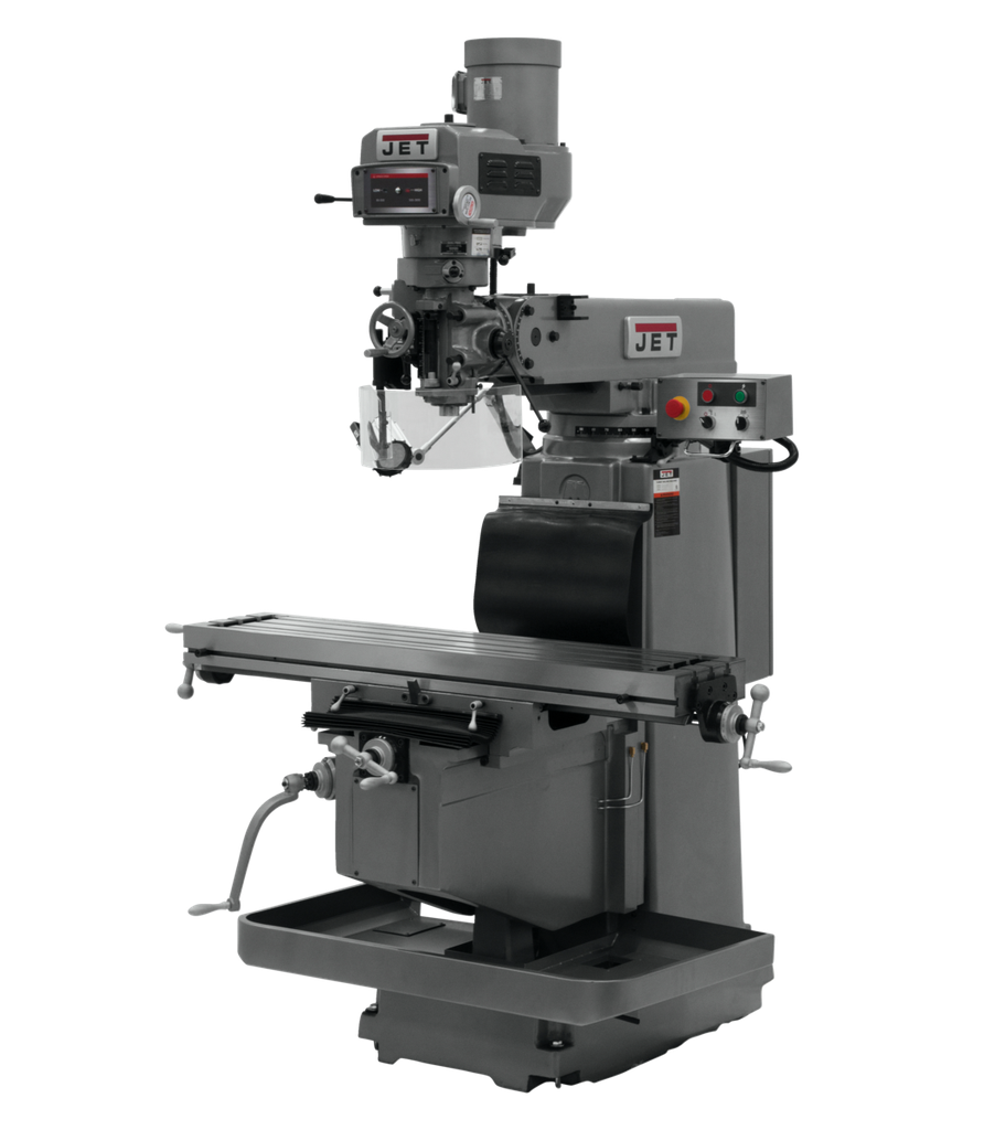 JTM-1254VS with ACU-RITE 203 3X (Q) DRO, X & Y Powerfeeds