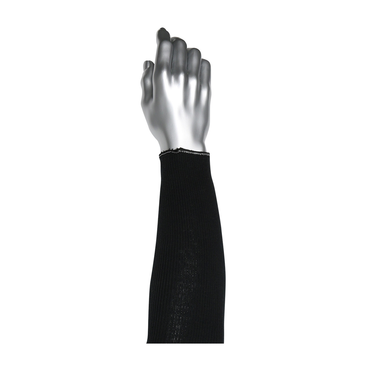 Kut Gard® 15-21PRIBPS  Cut Resistant Sleeve, Size 18", Black, ANSI A2