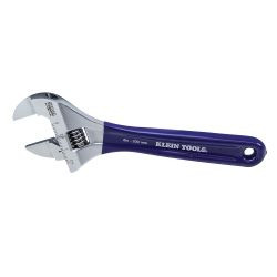 Klein Slim-Jaw Adjustable Wrench, 8"