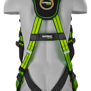 SafeWaze PRO Full Body Harness: 1D, MB Chest, TB Legs  (2X)