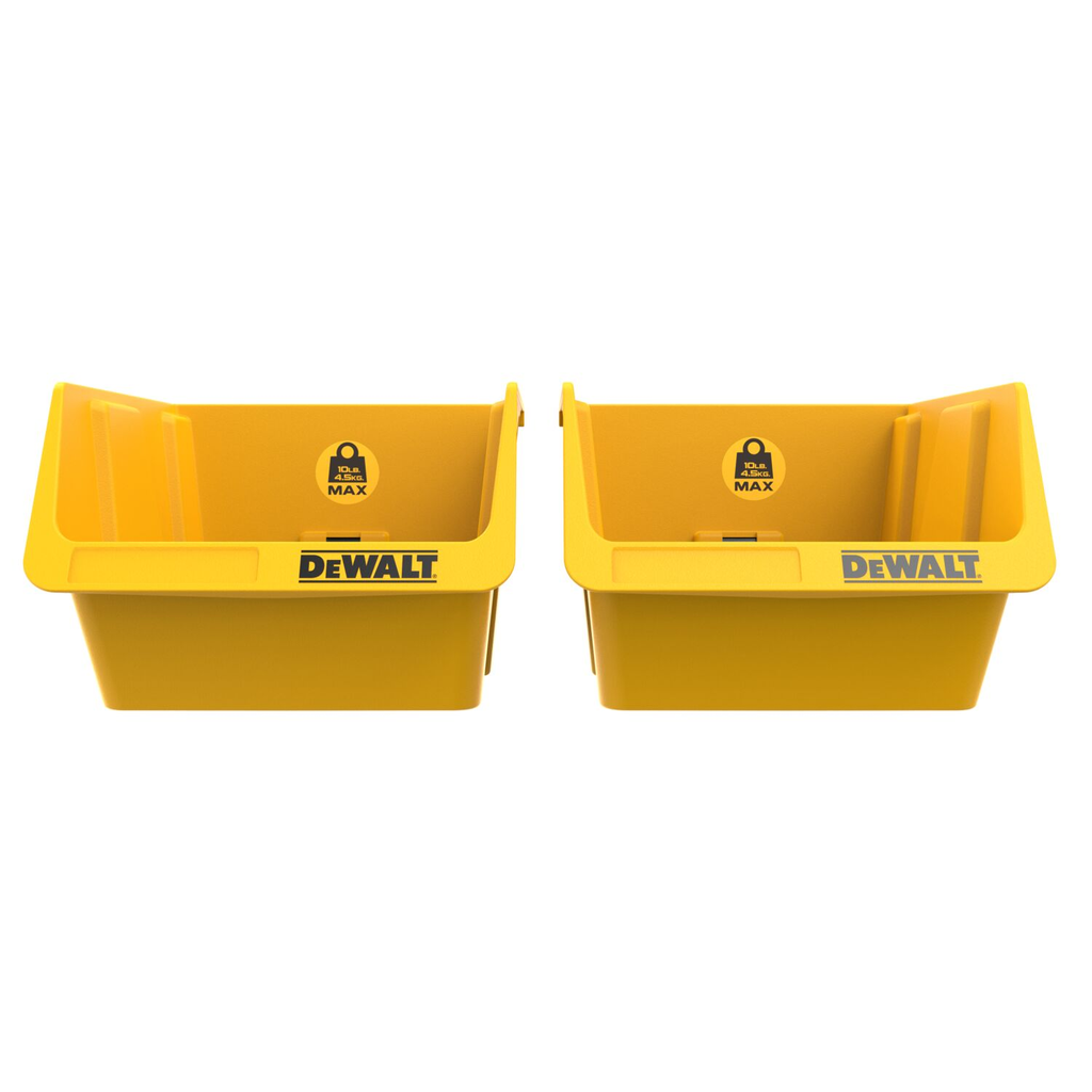 PLASTIC BINS - 2 PACK