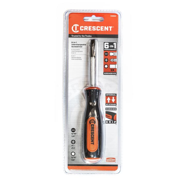CT 6IN1 INTERCHANGEABLE SCREWDRIVER